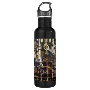 Steampunk mechanical machinery machines 710 ml water bottle