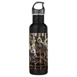 Steampunk mechanical machinery machines 710 ml water bottle