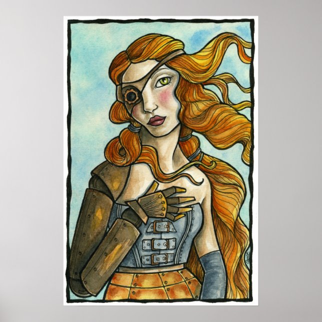 STEAMPUNK MEETS BOTTICELLI POSTER (Front)