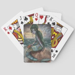 Steampunk Mermaid Playing Cards