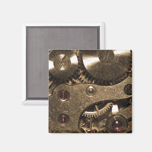 Steampunk Metal Clock Gears Magnet