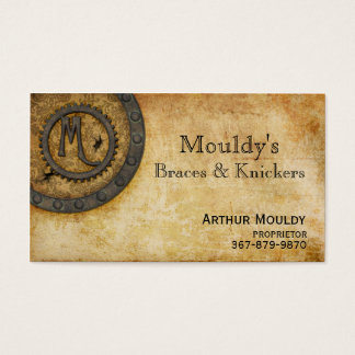 Steampunk Monogram Vintage M