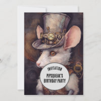 Steampunk Mouse Rat Captain