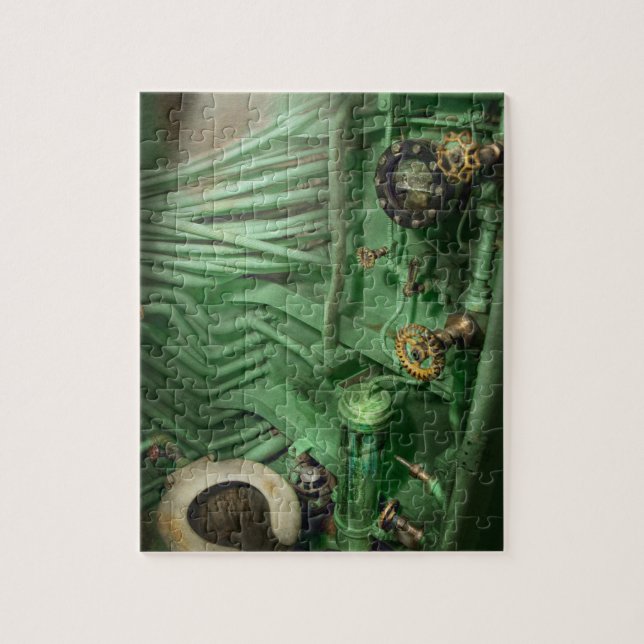 Steampunk - Naval - Plumbing - The head Jigsaw Puzzle (Vertical)