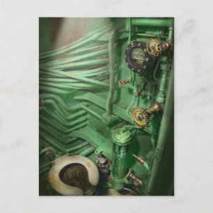 Steampunk - Naval - Plumbing - The head Postcard