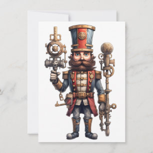 Steampunk Nutcracker Greeting Card