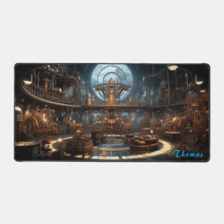 Steampunk Observatory: Timekeeper's Realm Desk Mat