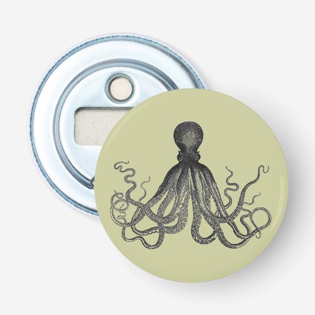 Steampunk Octopus Bottle Opener (Front)