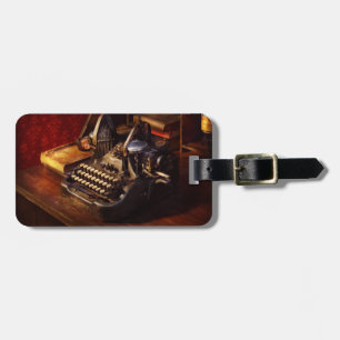 Steampunk - Oliver's typing machine Luggage Tag