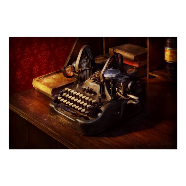 Steampunk - Oliver's typing machine Poster (Front)