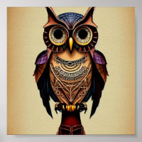 Steampunk owl