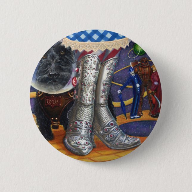 Steampunk Oz 6 Cm Round Badge (Front)