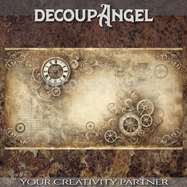 Steampunk Patina #2 Tissue Paper (Creator Uploaded)