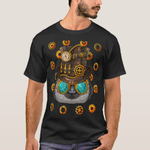 Steampunk Penguin Mediaeval Victorian Steam Powere T-Shirt