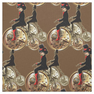 Steampunk pennyfarthing cosplay time travel fabric