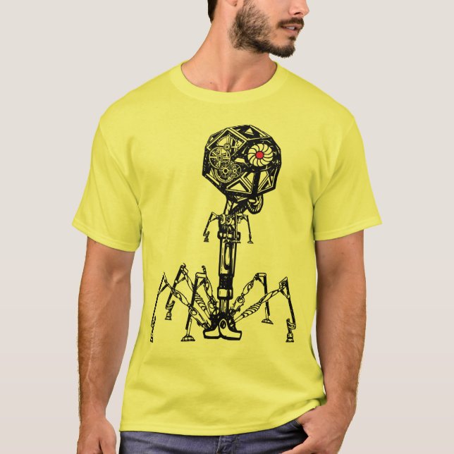 Steampunk_Phage in Living Colour T-Shirt (Front)