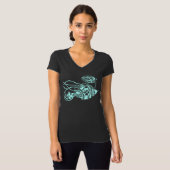 Steampunk Phage vs. Bacteria T-Shirt (Front Full)