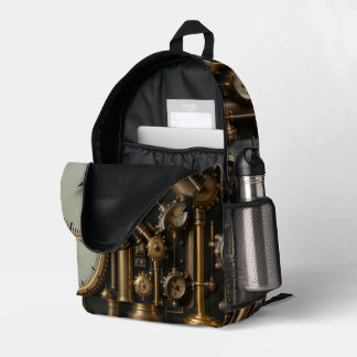 Steampunk Pipes and Gauges Backpack