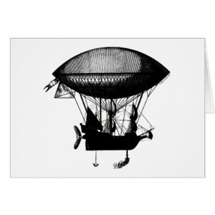 Steampunk pirate airship