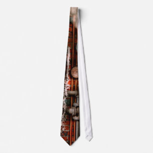 Steampunk - Plumbing - Pipes and Valves Tie