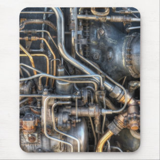 Steampunk Plumbing Pipes Mouse Pad