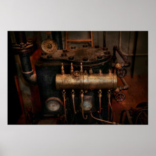Steampunk - Plumbing - The valve matrix Poster