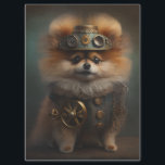 Steampunk Pomeranian Tissue Paper<br><div class="desc">This is an AI image I created using Midjourney.</div>