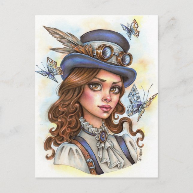 Steampunk Postcard (Front)