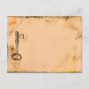 Steampunk postcard