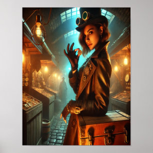 Steampunk Poster 64 The Shadow Market Smuggler