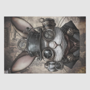 Steampunk Rabbit Tissue Paper