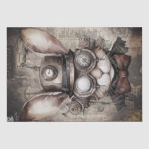 Steampunk Rabbit Tissue Paper
