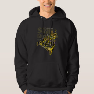 Steampunk Race Car Steam Engine Glasses  Vintage Hoodie