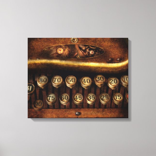 Steampunk - Remuneration mechanism Canvas Print (Front)
