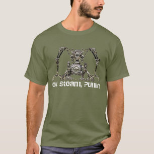 Steampunk Robot #1A T-Shirt