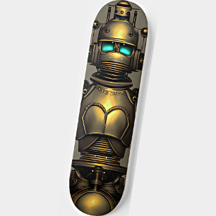 Steampunk Robot Knight  Skateboard