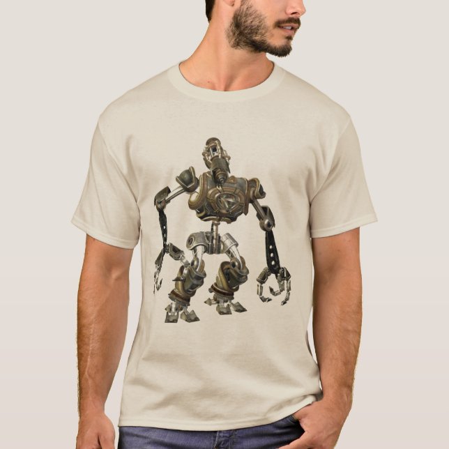 Steampunk Robot T-Shirt (Front)