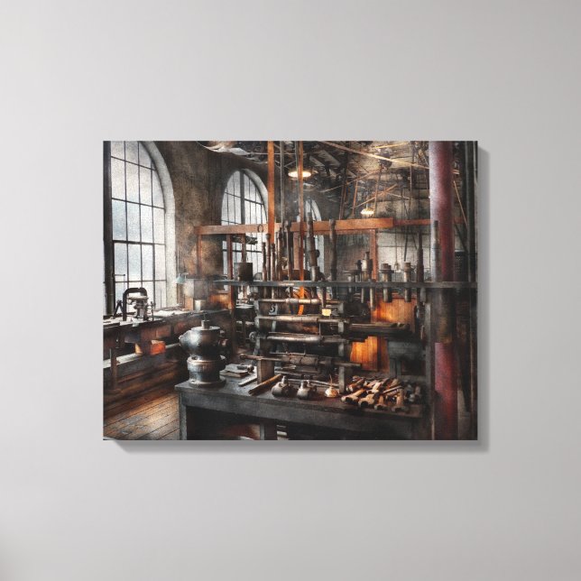 Steampunk - Room - Steampunk Studio Canvas Print (Front)