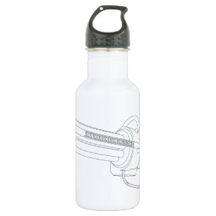 Steampunk Rotation Gun 532 Ml Water Bottle