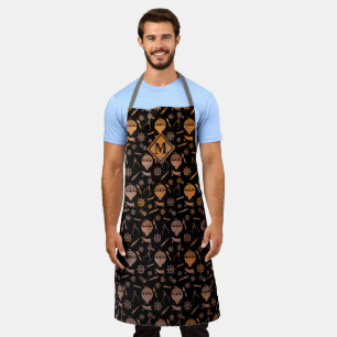 Steampunk Rusty Ballooning Theme Monogram Apron