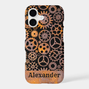 Steampunk Rusty Gears Custom Name