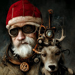 Steampunk Santa and His Best Friend Tissue Paper<br><div class="desc">Great picture and pose of Santa and His Best Friend- reindeer style with a steampunk twist.</div>