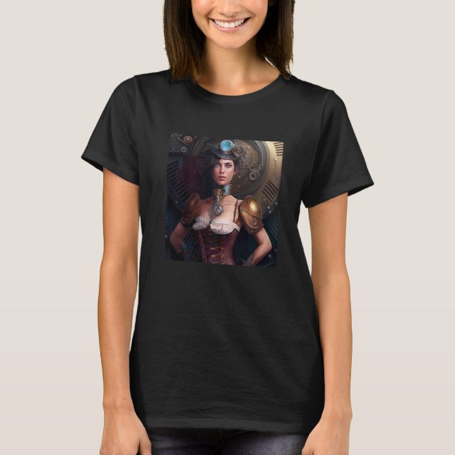 Steampunk Sci Fi character  1 T-Shirt (Front)