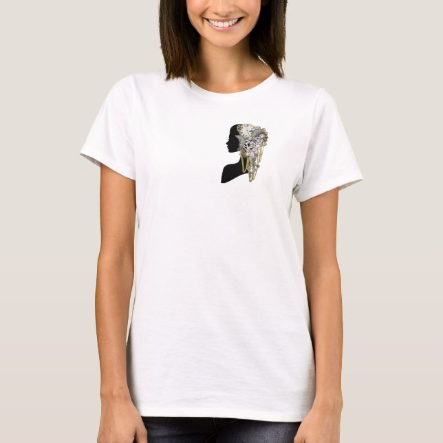 Steampunk sculpture -Art Trendy T-Shirt (Front)