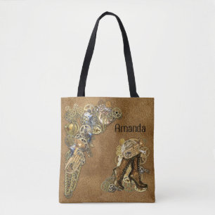 Steampunk Sculptures Party Gifts Tote Bag