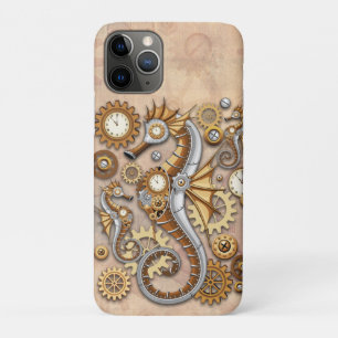Steampunk Seahorse Vintage Surreal Art Case-Mate iPhone Case