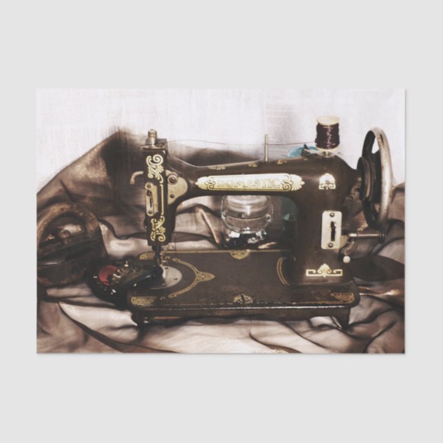 Steampunk Sewing Tissue Paper (Front)