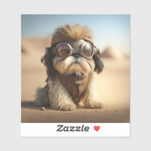 Steampunk Shih Tzu With Goggles
