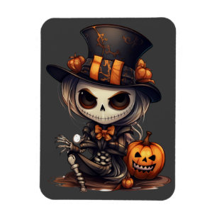 Steampunk Skeleton Magnet