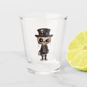 Steampunk Skeleton Shot Glass